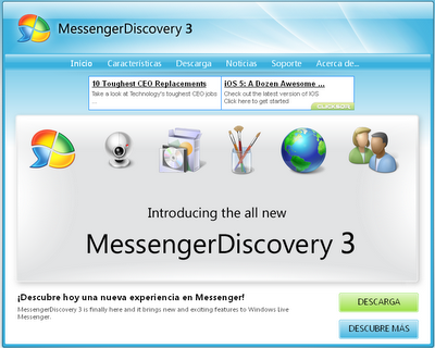 Messenger Discovery - Paquete de herramientas con las que podrás personalizar tu Messenger