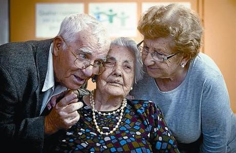 La abuela de Catalunya, con 110 años.