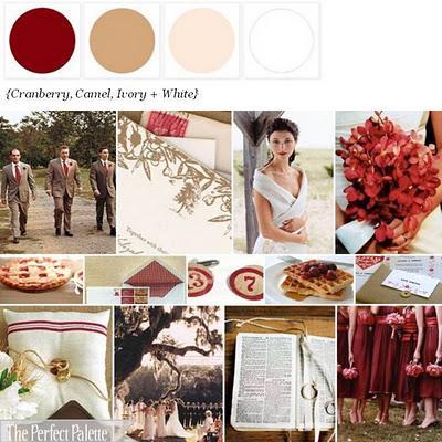 Granate y mostaza: colores preciosos para bodas de otoño