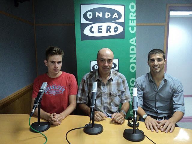 Entrevista a dos de los jóvenes valores actuales del Triatlón en Cataluña y España: Albert Moreno y Albert Parreño en Onda Cero Cataluña.