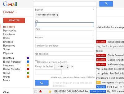 Google modifica el diseño de Gmail