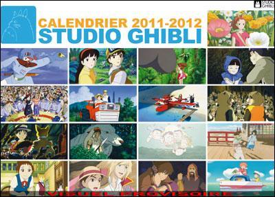 Calendario Ghibli 2012 en Francia Calendario Ghibli 2012 en Francia