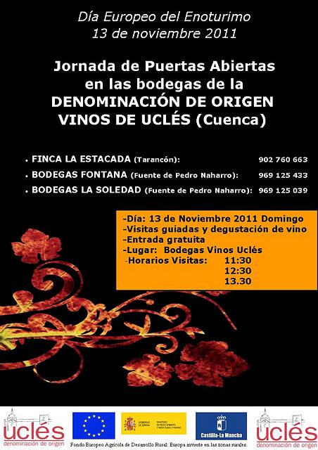 Jornada de Puertas Abiertas en la Bodegas de la Denominación de Origen Vinos de Uclés. 13 noviembre 2011