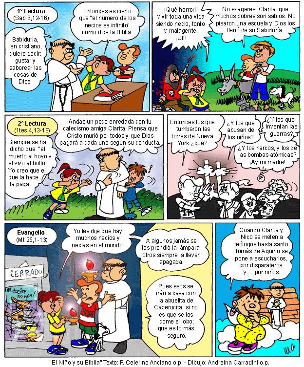 EVANGELIO DOMINICAL EN IMAGEN Y CÓMIC: DOMINGO 06 DE NOVIEMBRE DEL 2011