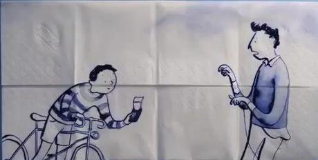 De paseo en un pañuelo