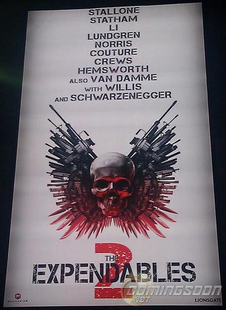 Teaser póster de 'The Expendables 2'