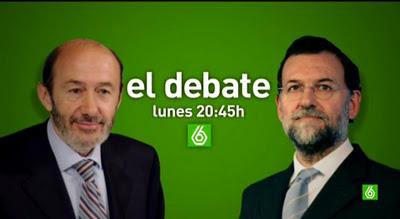 La Sexta ofrecerá el debate entre Rubalcaba y Rajoy