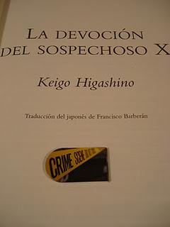 'La devoción del sospechoso X', de Keigo Higashino