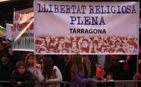 Barcelona: concentración histórica por “libertad religiosa plena”