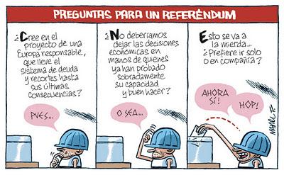 Papandreu espanta a Europa y la UE le obliga a dar marcha atrás.