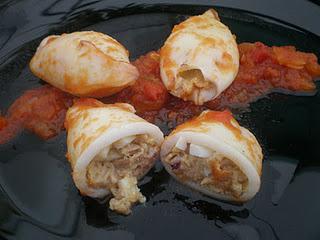 Calamares rellenos