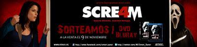 Concurso 1 DVD/Blu-ray de Scream 4