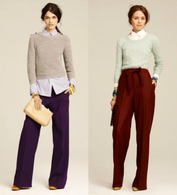 Alegra tu look de otoño con los pantalones de colores