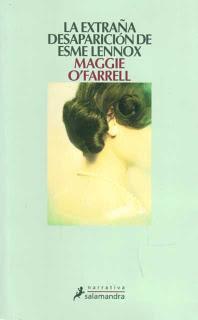 La extraña desaparición de Esme Lennox (Maggie O'Farrell)