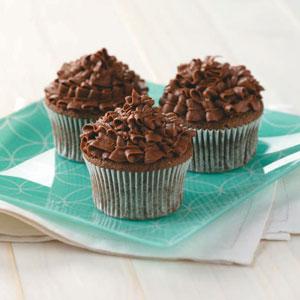 Cupcakes de chocolate Receta de crema agria