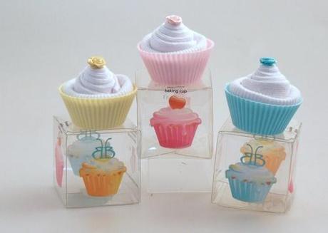 Cupcakes_calcetinesblancos Cupcakes calcetinesblancos Regalos para bebés que están para comérselos.