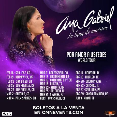 Ana Gabriel regresa a los escenarios de Estados Unidos con su gira «Por Amor a Ustedes» de la mano de CMN c55071bc-772f-184b-81a4-bc3fbbb4f4bb