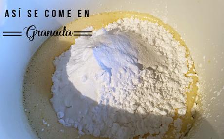 Bizcocho de nata y pepitas de chocolate sin gluten