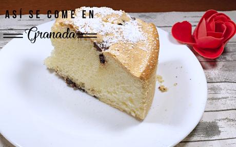 Bizcocho de nata y pepitas de chocolate sin gluten