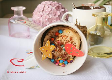 MUG CAKE DE VAINILLA (preparado para microondas)