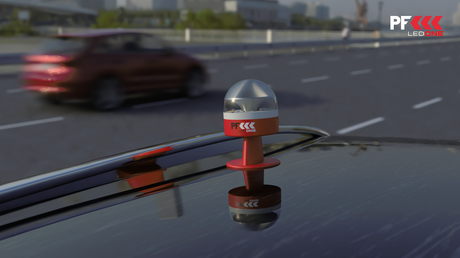 Arranca la comercialización de la baliza homologada PF Led ONE V16 conectada de Erum Vial