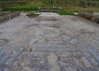 Imagen del mes: mosaicos de la domus suburbana de El Pomar, en Jerez de los Caballeros