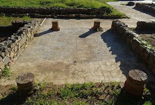 Imagen del mes: mosaicos de la domus suburbana de El Pomar, en Jerez de los Caballeros