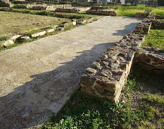 Imagen del mes: mosaicos de la domus suburbana de El Pomar, en Jerez de los Caballeros