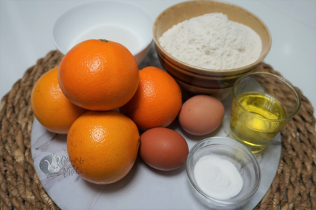 Torta húmeda de naranja