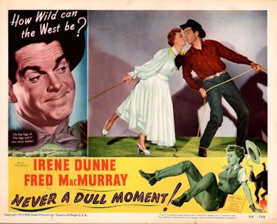 NEVER A DULL MOMENT (NI UN MOMENTO DE RESPIRO) (¡QUÈ VIDA ÉSTA!) (USA, 1950) Comedia, Romántico, Vida normal