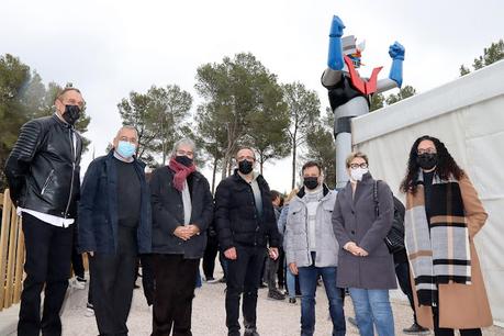 La plaza de Mazinger Z de Mas del Plata se convierte un espacio más familiar La plaza de Mazinger Z de Mas del Plata se convierte un espacio más familiar
