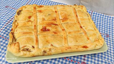 Empanada de pollo y setas