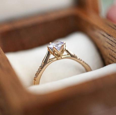 Danés - Anillo de Compromiso Pavé - 000001