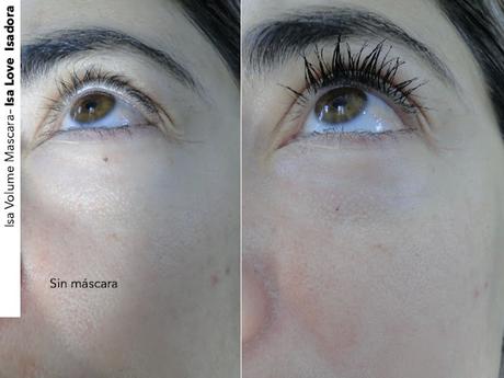 Maquillaje Isa Love de Isadora: así quedan la máscara de pestañas, labial matte, base, corrector e iluminador.