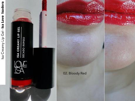 Maquillaje Isa Love de Isadora: así quedan la máscara de pestañas, labial matte, base, corrector e iluminador.