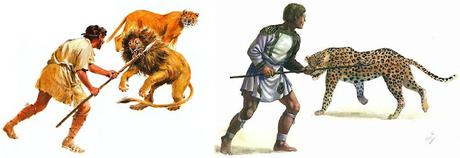 Venatio, animales en la arena en la antigua Roma (I)