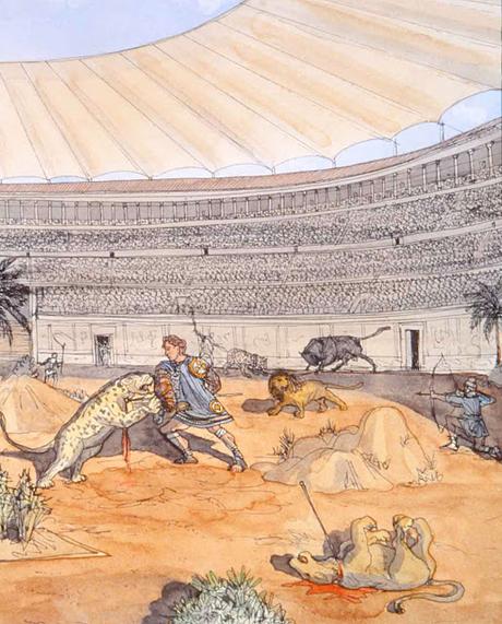 Venatio, animales en la arena en la antigua Roma (I)