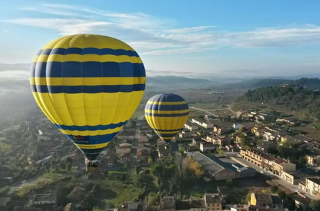Vuelo en globo por el Montseny, ¡la naturaleza catalana desde las nubes!