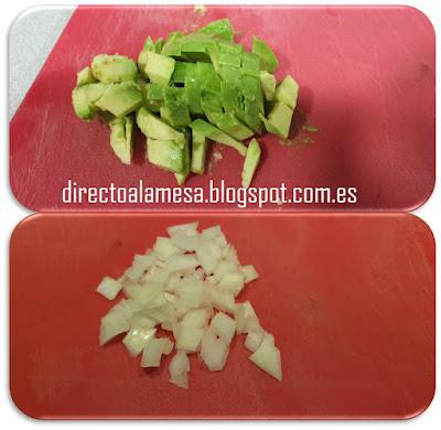 Tartar de salmón y aguacate