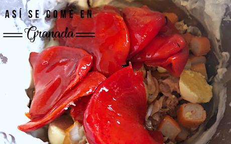 Huevos marineros gratinados