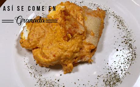 Huevos marineros gratinados