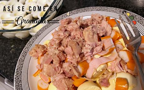 Huevos marineros gratinados