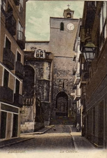 La Catedral de Santander.Papelería de Vda de Fons Ribera