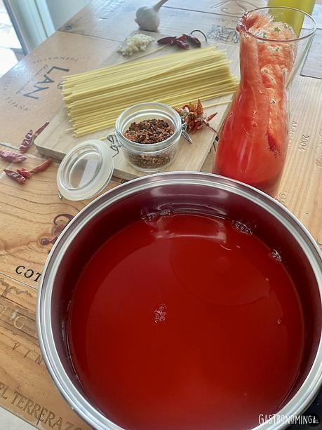 Spaghetti all’assassina, comida de matadores Spaghetti all’assassina, comida de matadores