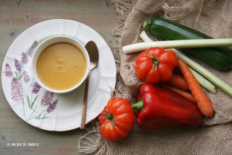 Puré de verduras El Ágora de Ángeles