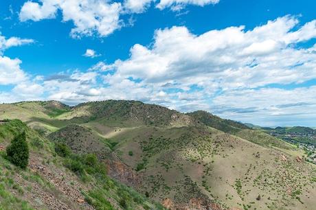 Vista desde el sendero en Windy Saddle Park