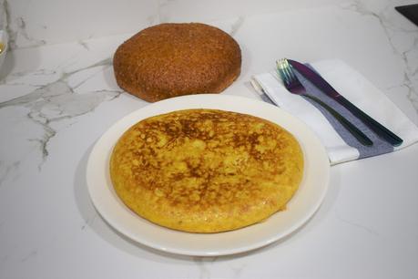 Tortilla de coliflor con cebolla Tortilla de coliflor con cebolla
