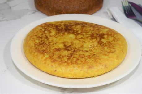 Tortilla de coliflor con cebolla Tortilla de coliflor con cebolla