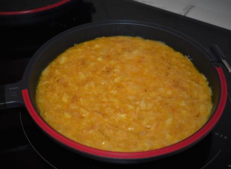 Tortilla de coliflor con cebolla Tortilla de coliflor con cebolla