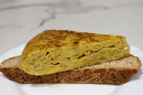 Tortilla de coliflor con cebolla Tortilla de coliflor con cebolla